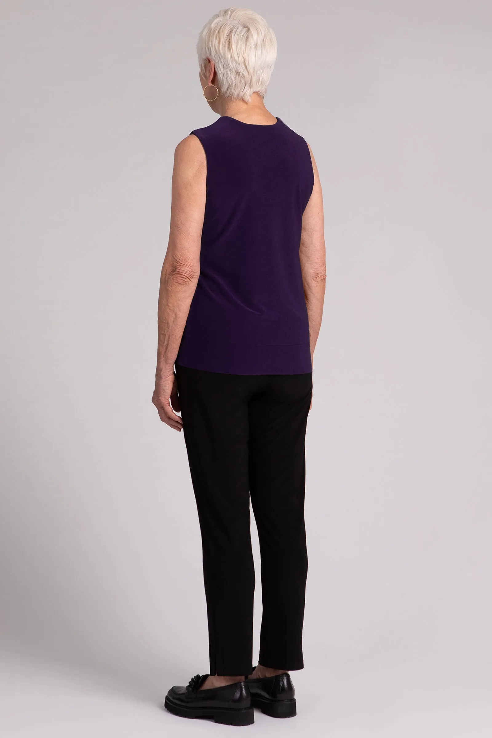 Sleeveless Double Layer Shell