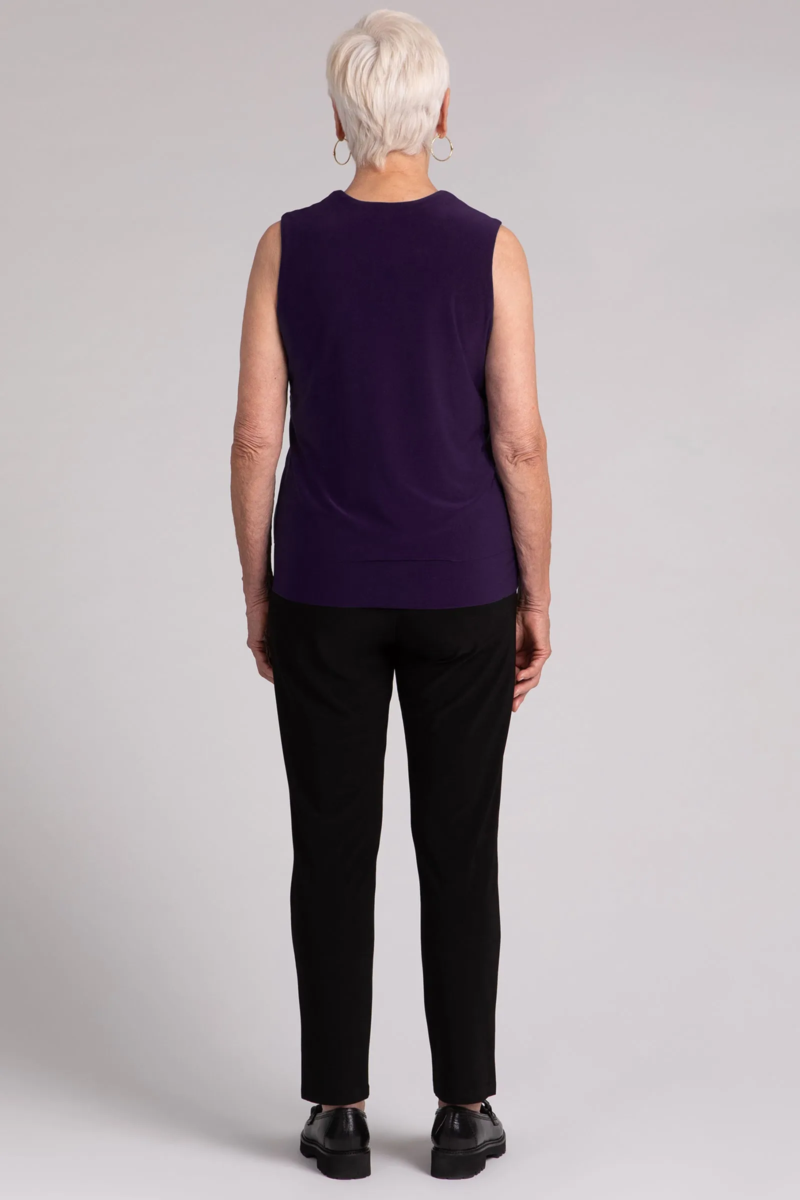 Sleeveless Double Layer Shell