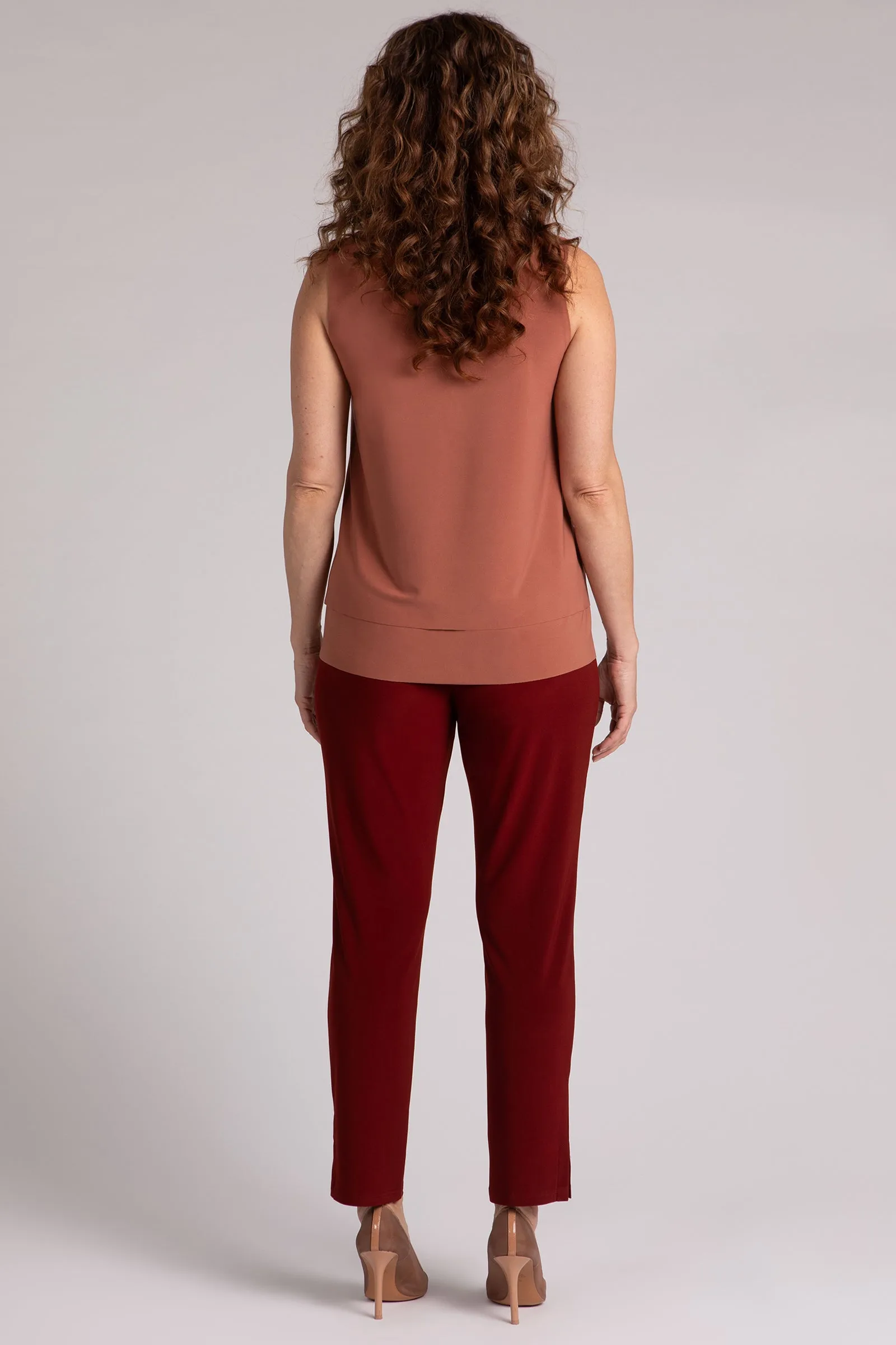 Sleeveless Double Layer Shell