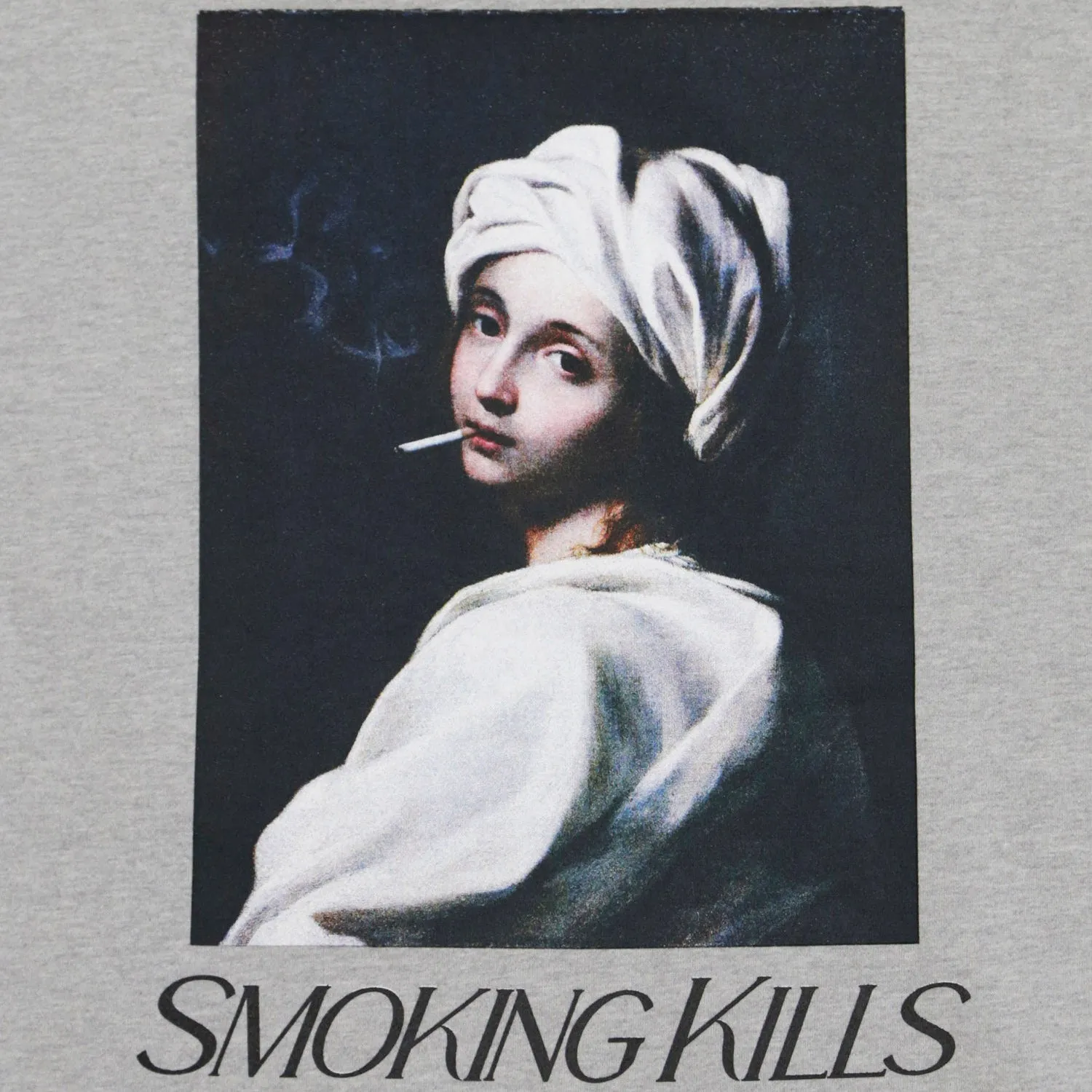 Smoking Art Hoodie Grey FRC2537