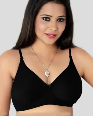Soft Cup Bra - Tulip - T-118 - Black