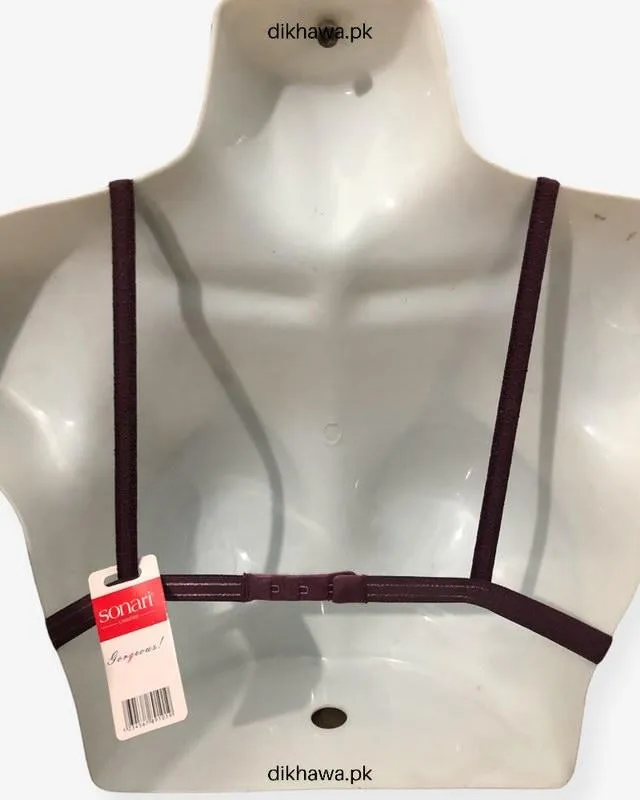 Sonari See Through Bra - Non Padded Non Wired - Maroon