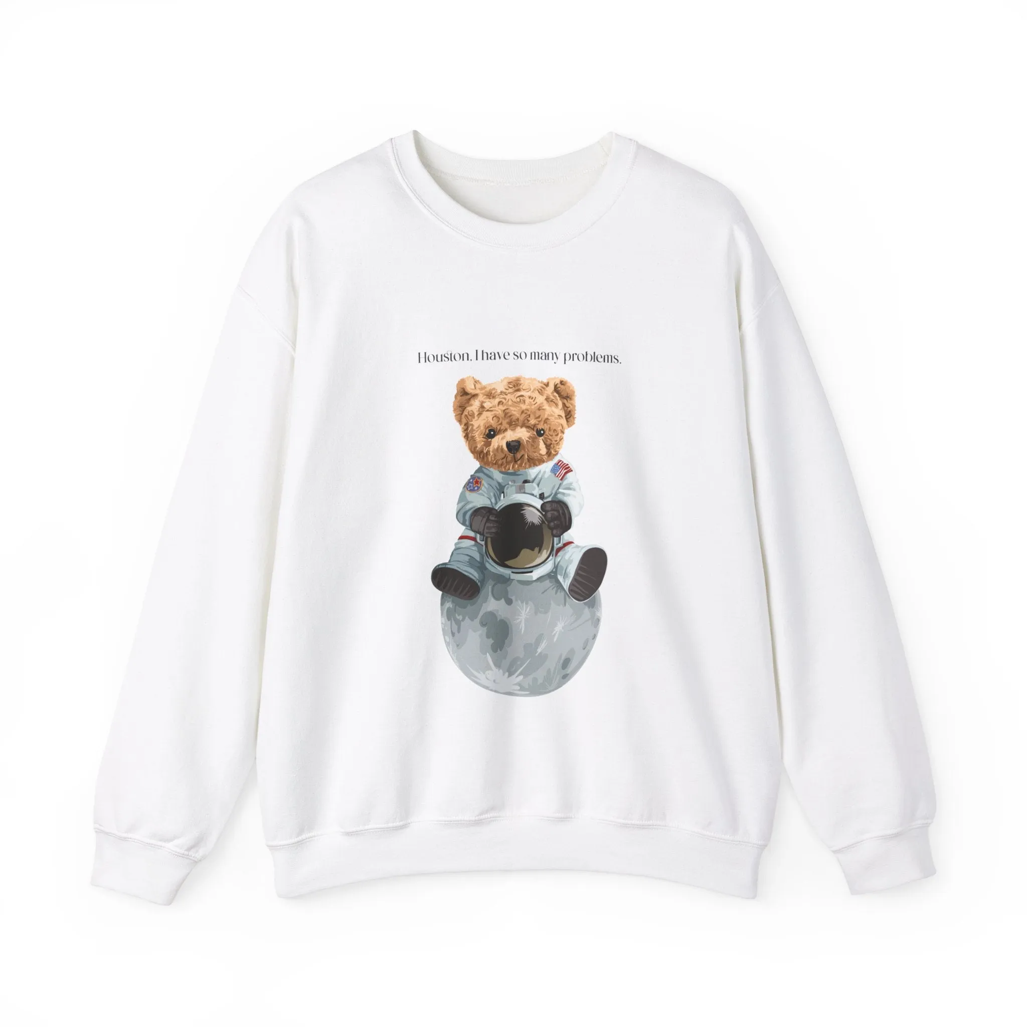 Space Bear Hooded Sweatshirt, Vintage Hoodies