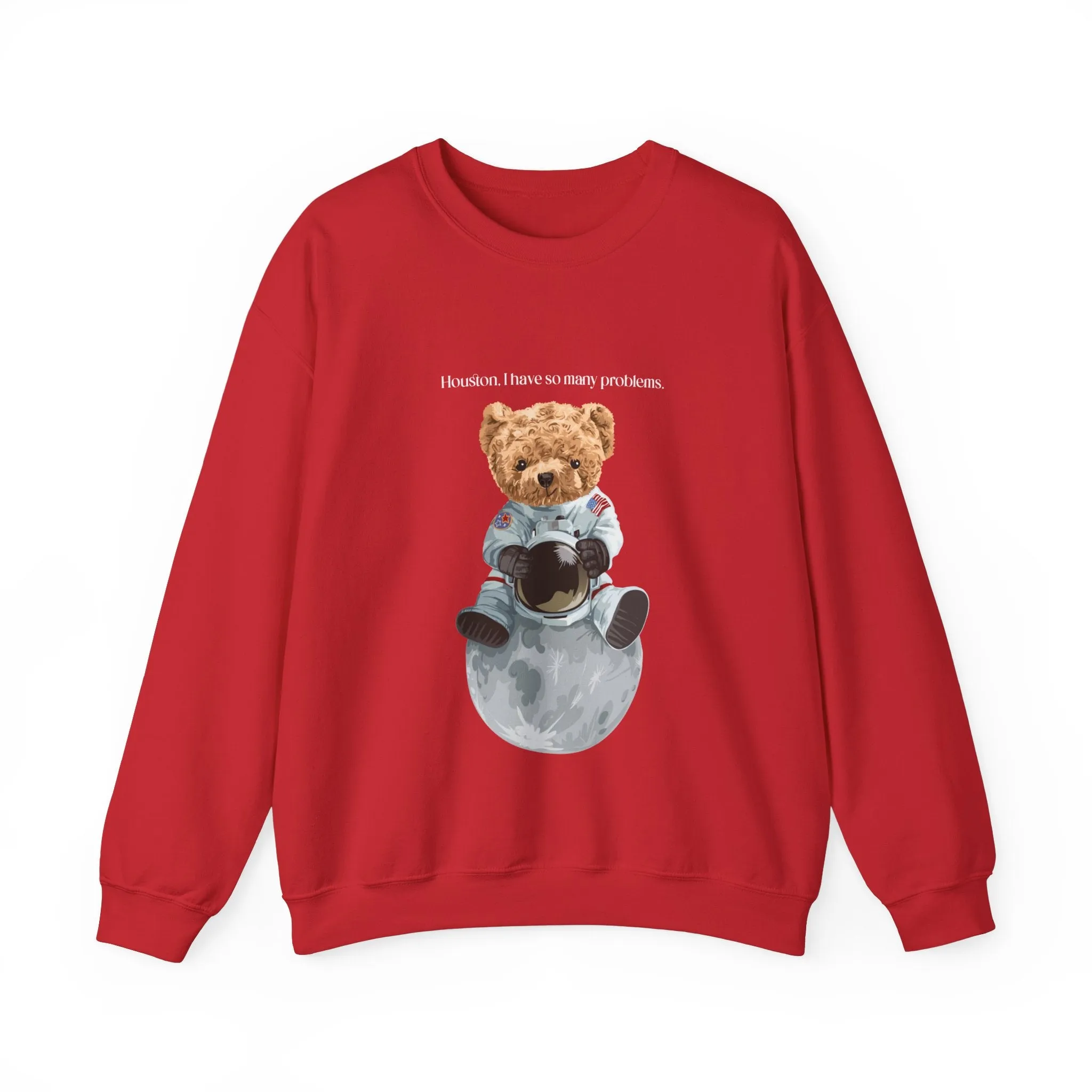 Space Bear Hooded Sweatshirt, Vintage Hoodies