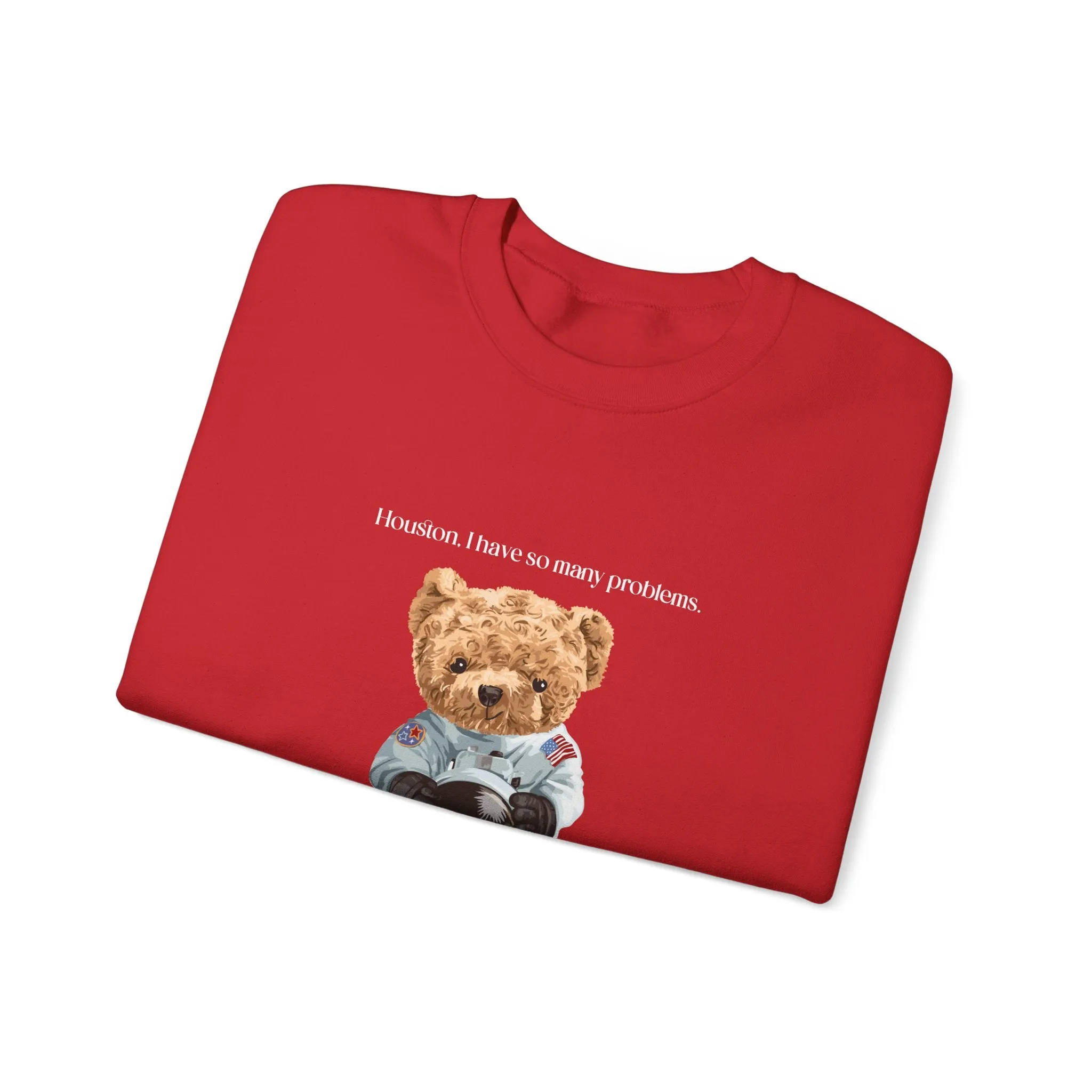 Space Bear Hooded Sweatshirt, Vintage Hoodies