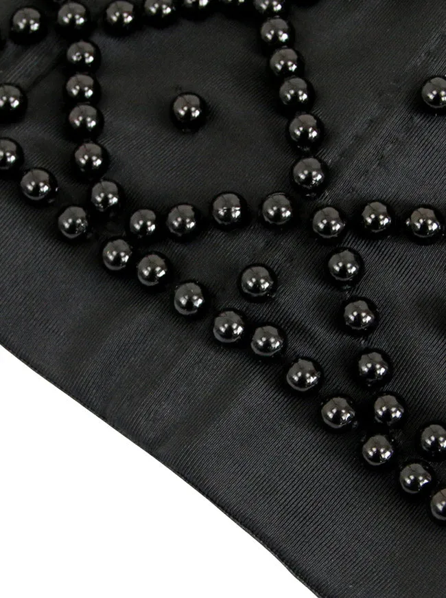Spaghetti Strap Beads Clubwear Party Bra Top