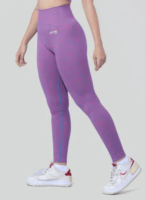 Spectrum Seamless Leggings-Pink