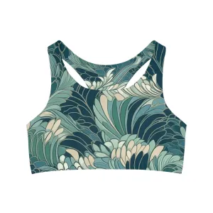 Sports Bra - Gregoria Ustrasana Chinoiserie