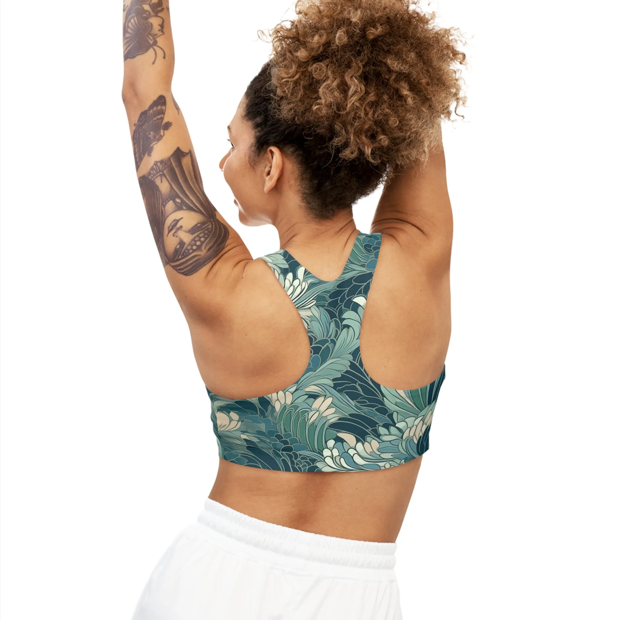 Sports Bra - Gregoria Ustrasana Chinoiserie