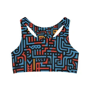 Sports Bra - Linear Philadelphia Stripes