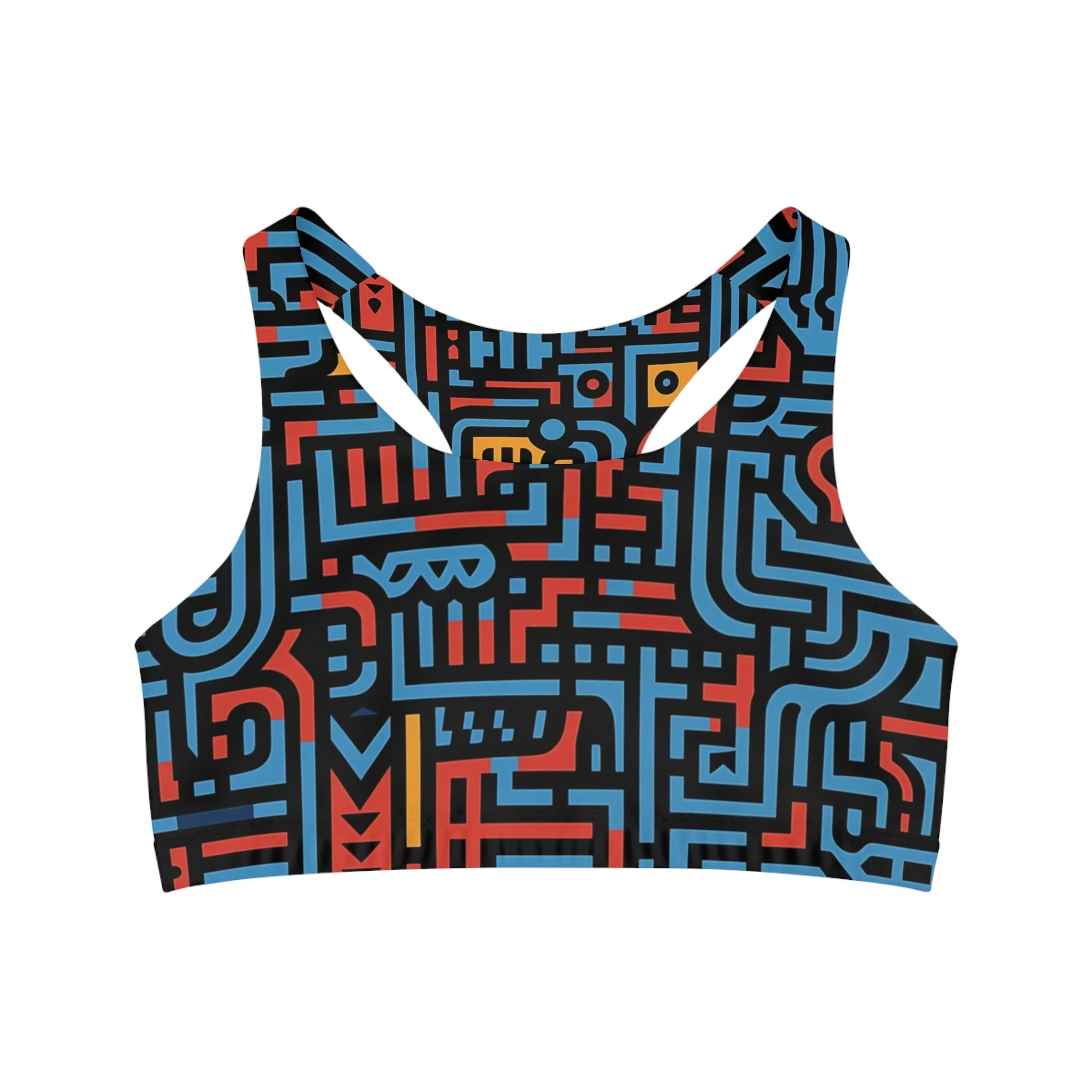 Sports Bra - Linear Philadelphia Stripes