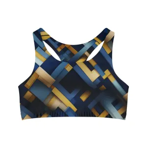 Sports Bra - Luthera Salabhasana Plaid