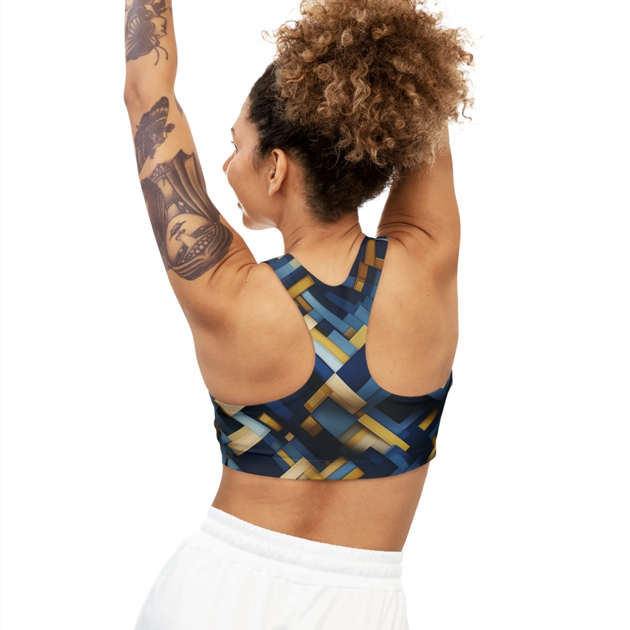 Sports Bra - Luthera Salabhasana Plaid
