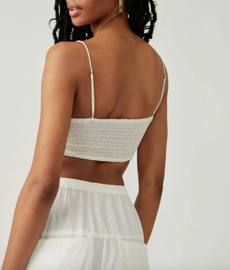 Square Neck Crochet Bralette