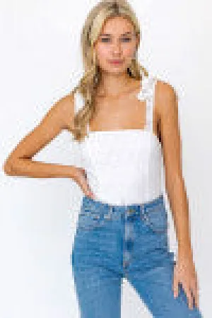 Star Tie Strap Bodysuit