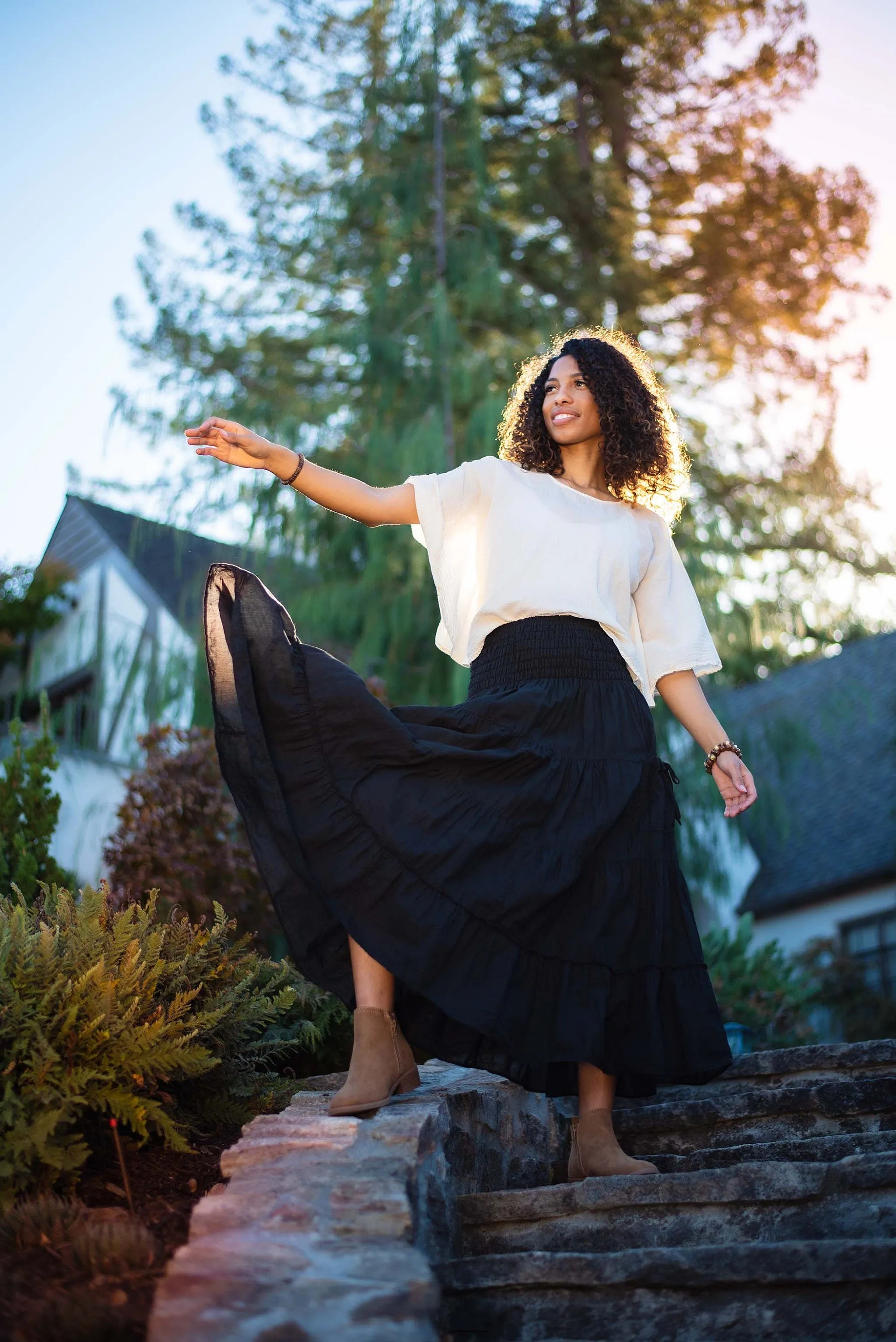 Stay Free Boho Summer Skirt
