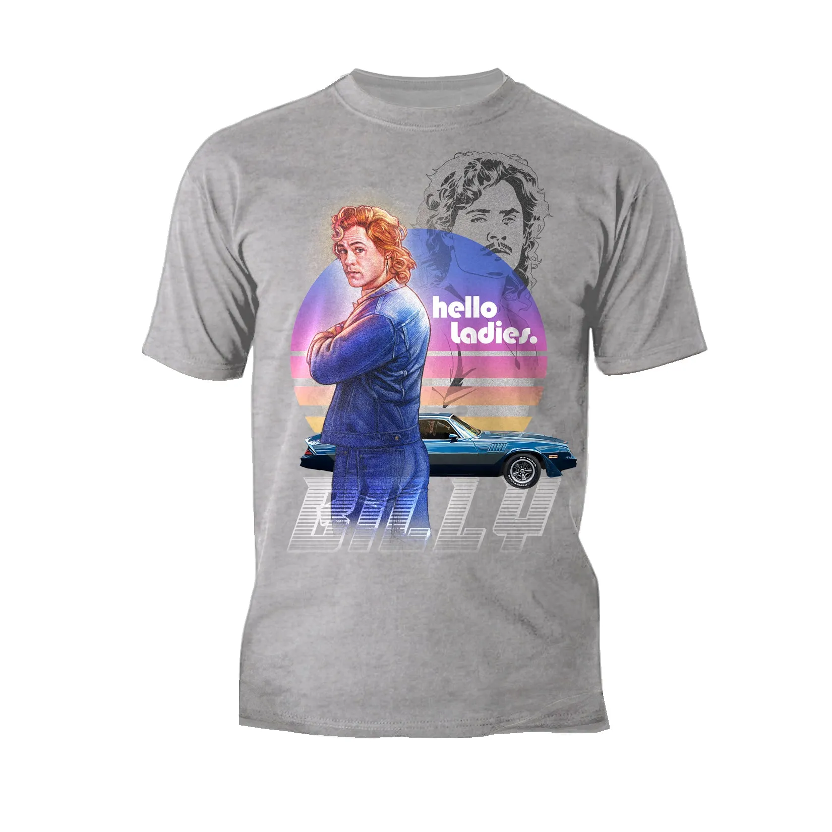 Stranger Things Retro Billy Muscle Car Pose Hello Ladies Original Men's T-Shirt