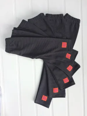 Stripy Leggings - Fine Stripe Grey