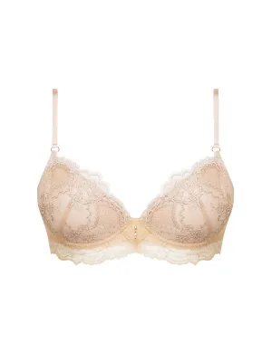 Sublime En Dentelle Contour Bra In Nude - Lise Charmel
