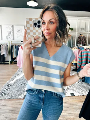Sunshine Striped Sweater Tank