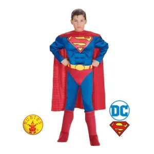 Superman Muscle Chest Costume, Child Size Small