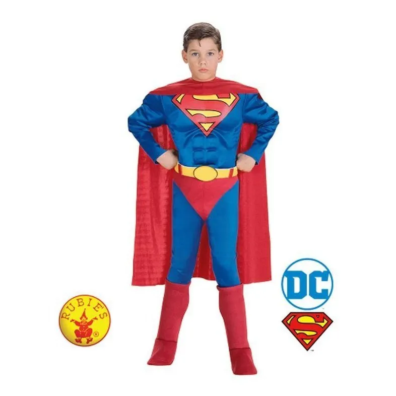 Superman Muscle Chest Costume, Child Size Small
