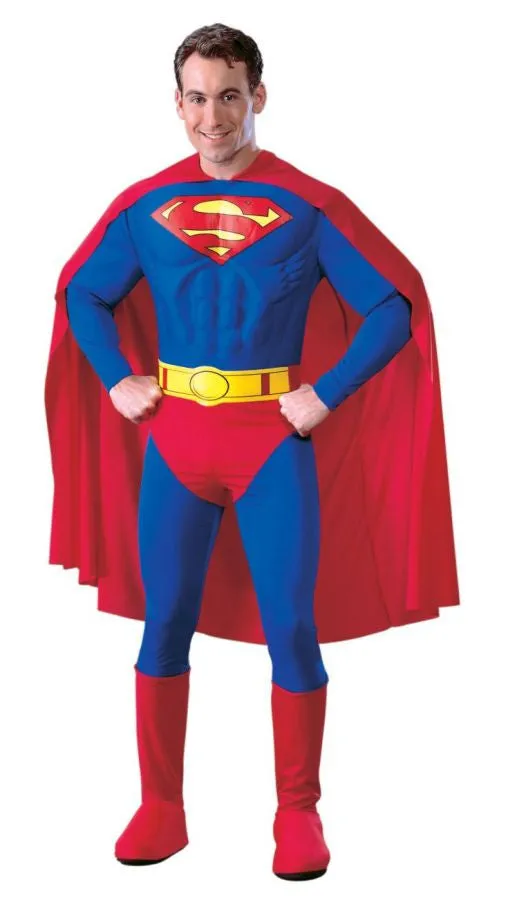 Superman Muscle Chest Deluxe Adult Men's Costume