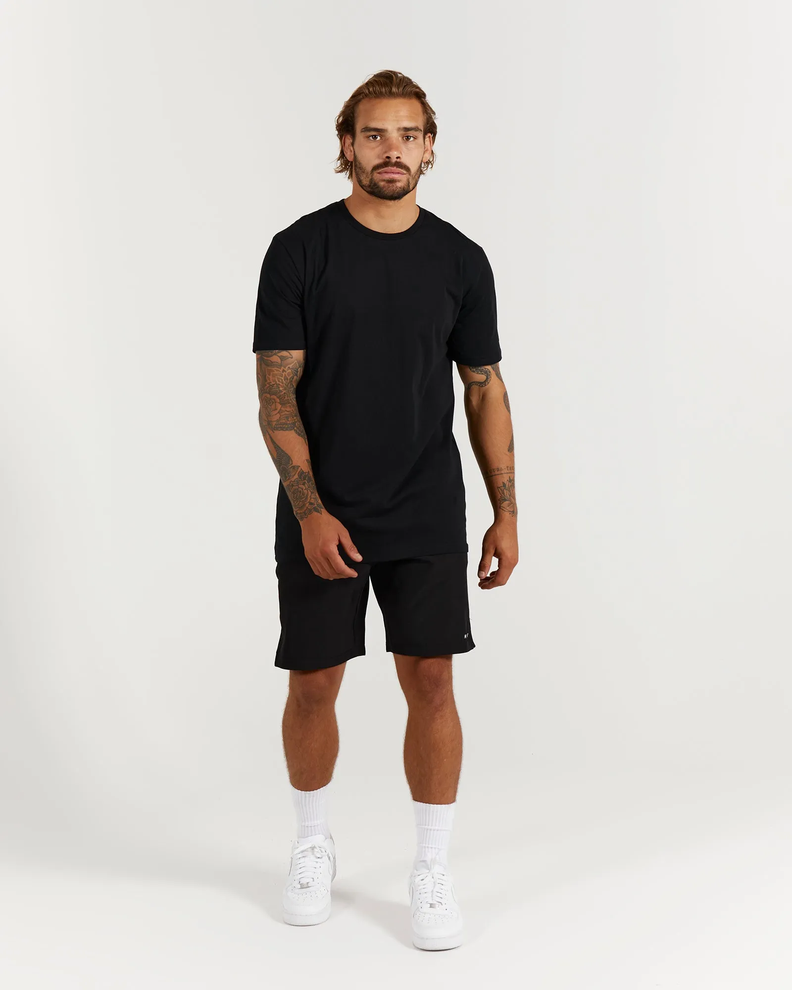 SYDNEY PITCH TEE - BLACK