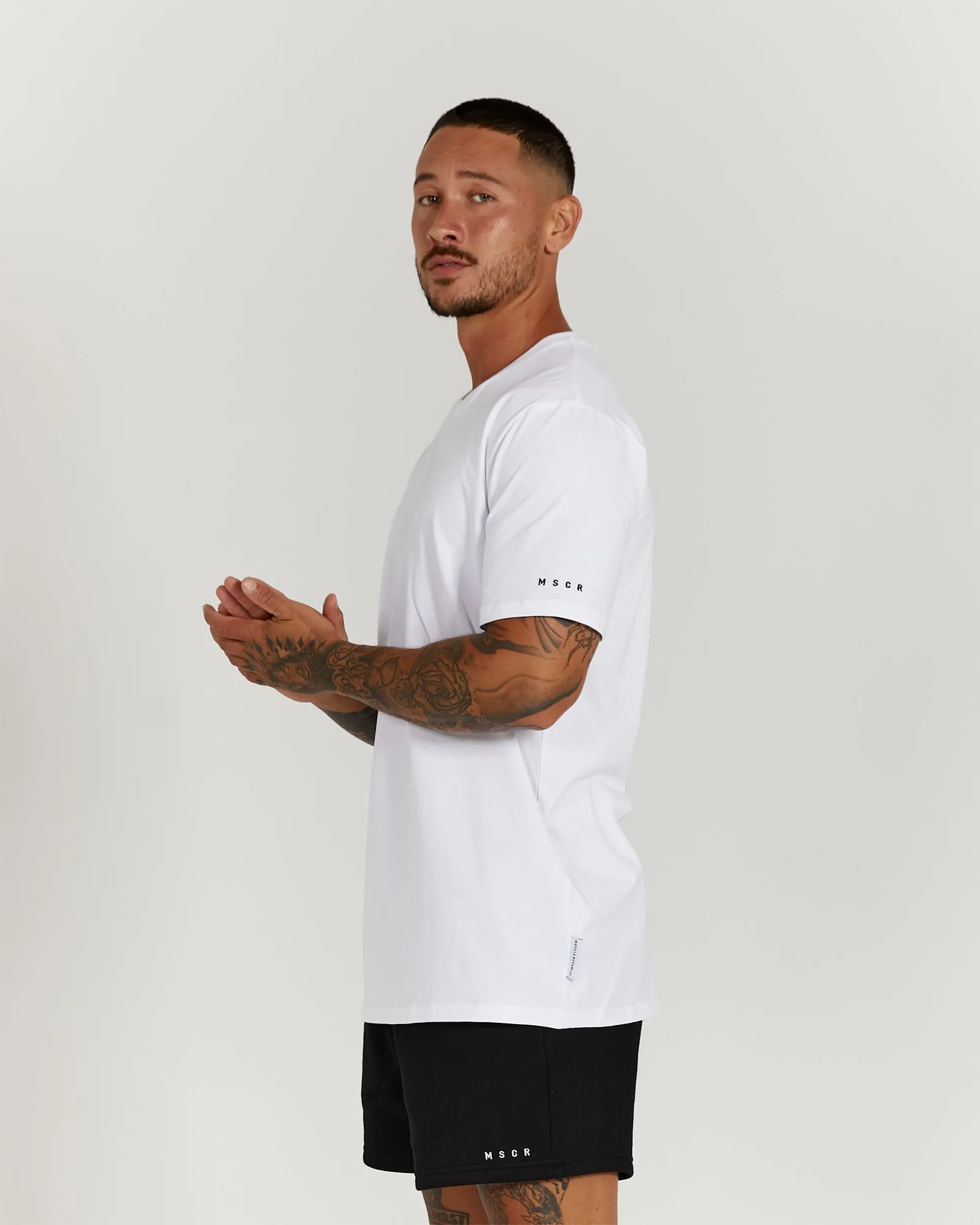 SYDNEY PITCH TEE - WHITE