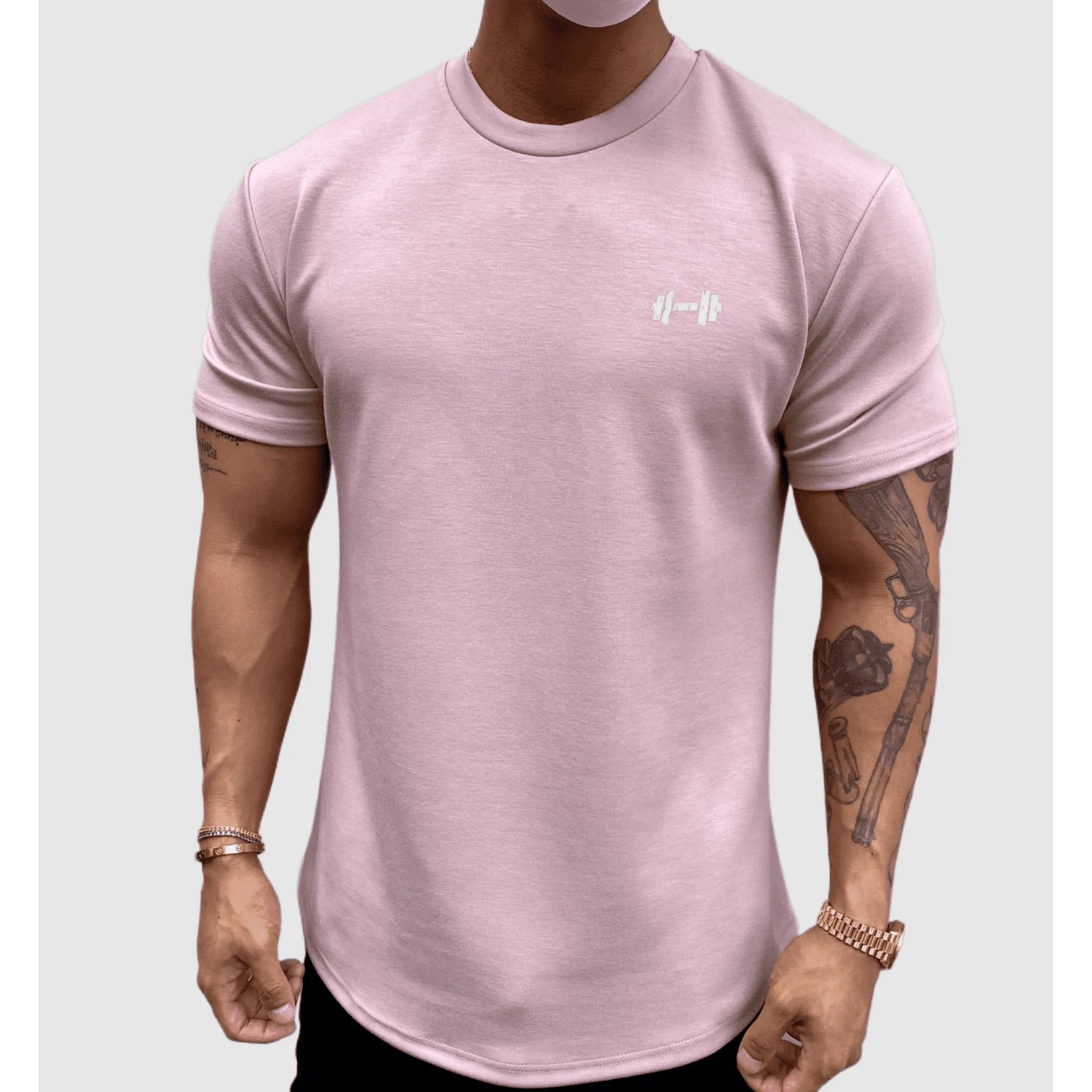 T Shirt Gym Muscle Fitness for Men Outdoor Hip Hop Streetwear Loose Half Sleeve Male Summer Bodybuilding Tee Tops