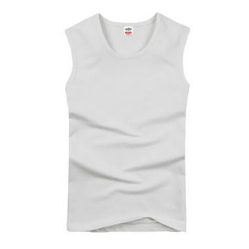 Tank Top Men Undershirt Brand High Men's Vest Bodybuliding Clothing Singlets Men's Sleeveless D4151