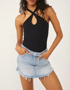 Teardrop Cutout Bodysuit
