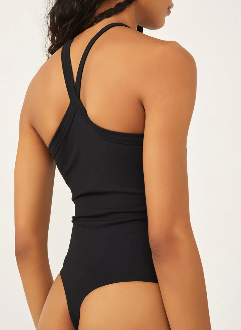Teardrop Cutout Bodysuit