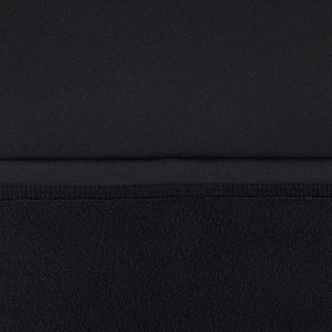Tee shirt surf top thermique 900 polaire Manches Courtes Homme Noir