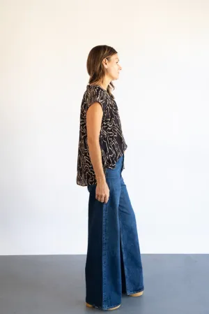 The Alvarez Keyla Top - Dark Brown