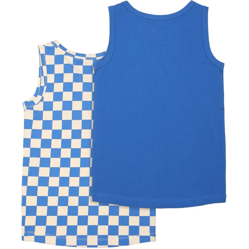 The New | Tank Top 2-Pack - Strong Blue