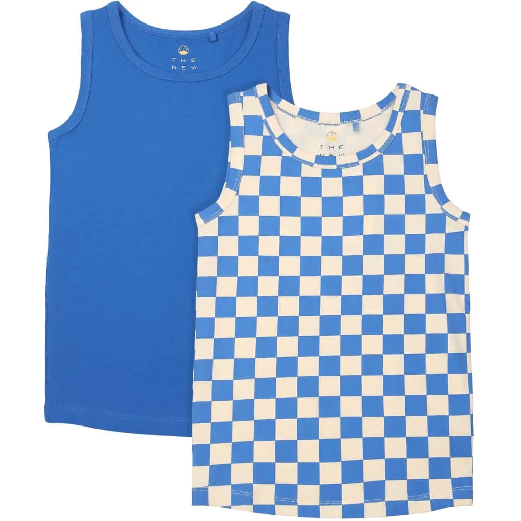 The New | Tank Top 2-Pack - Strong Blue