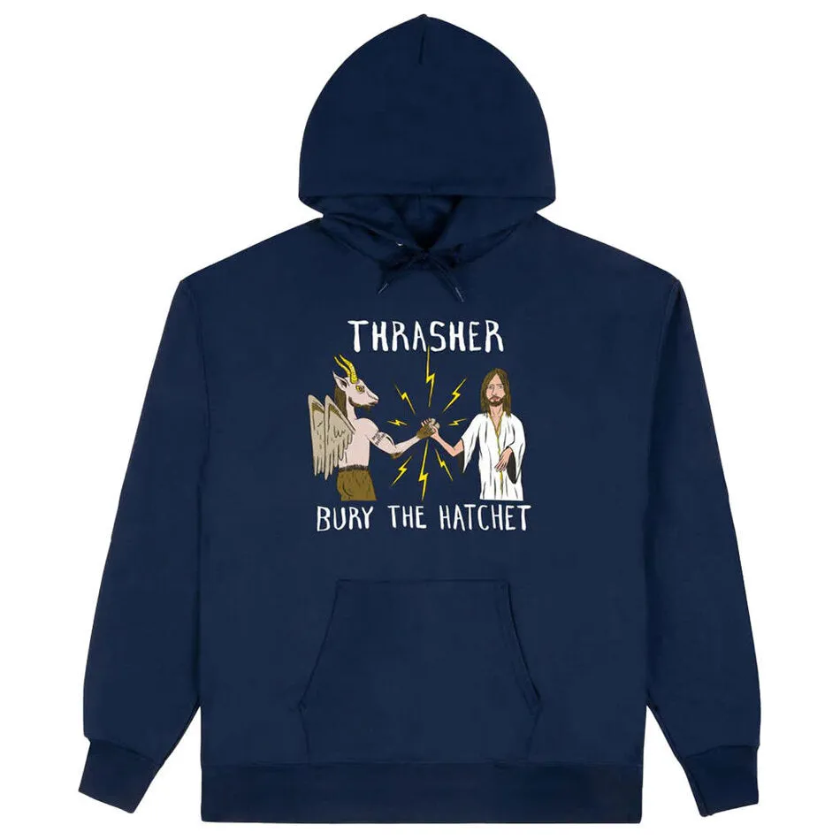 Thrasher x Toy Machine Bury The Hatchet Hood