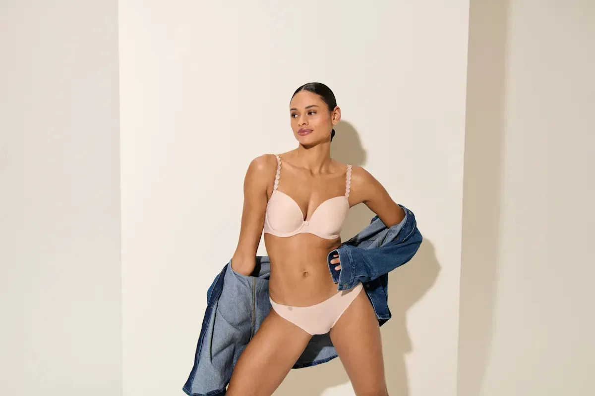 Tom Padded Plunge Bra In Caffe Latte - Marie Jo