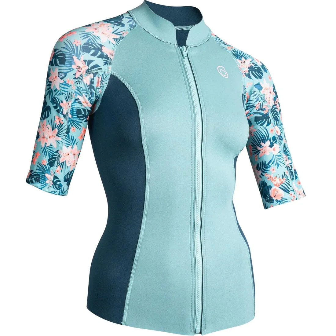 Top anti UV Manches courtes Femme néoprène 1.5mm - Navy