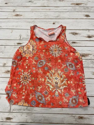 Top Sleeveless By Cmf In Orange, Size: Xxl