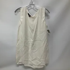 Top Sleeveless By Lafayette 148 In White, Size: L