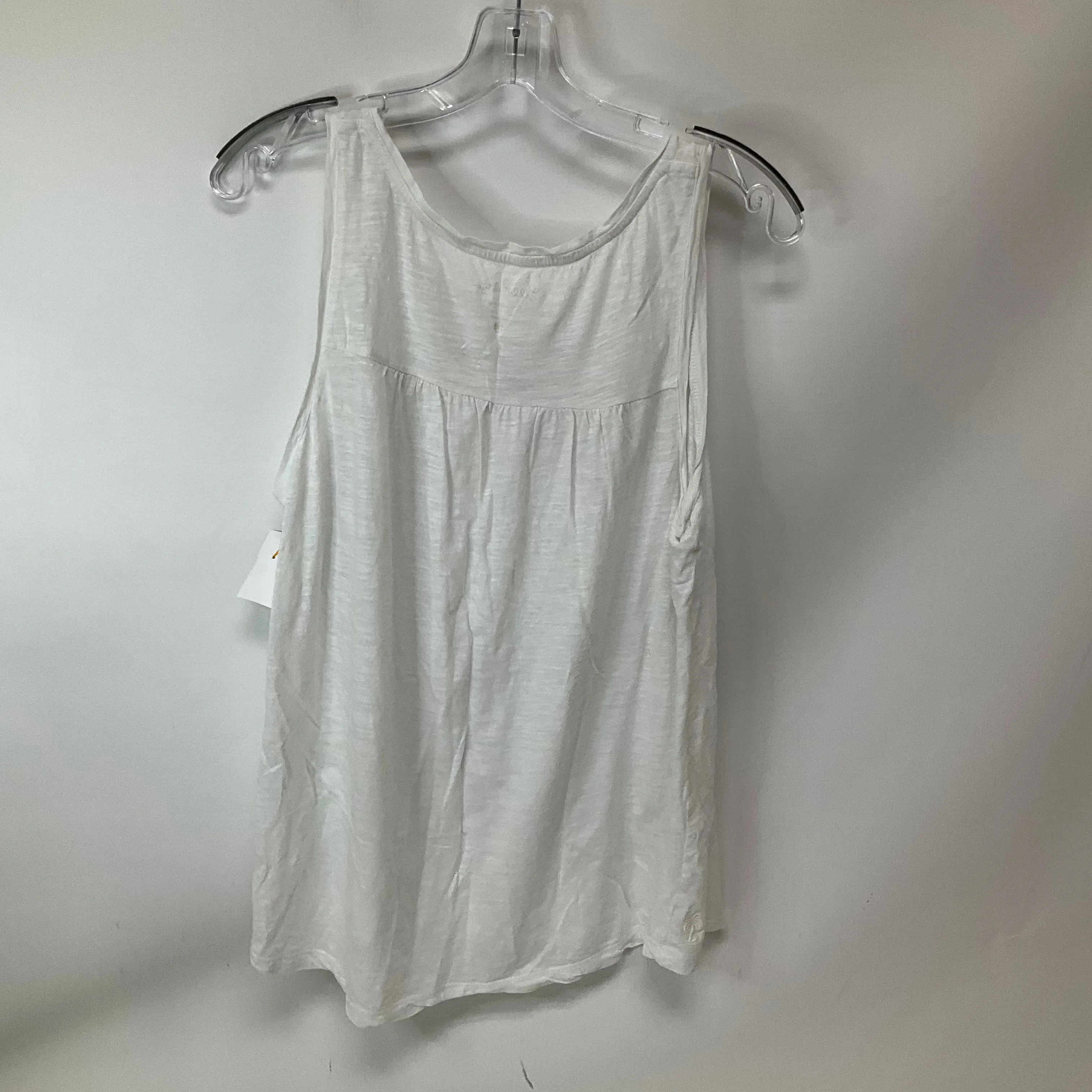 Top Sleeveless By Lilly Pulitzer In White, Size: L