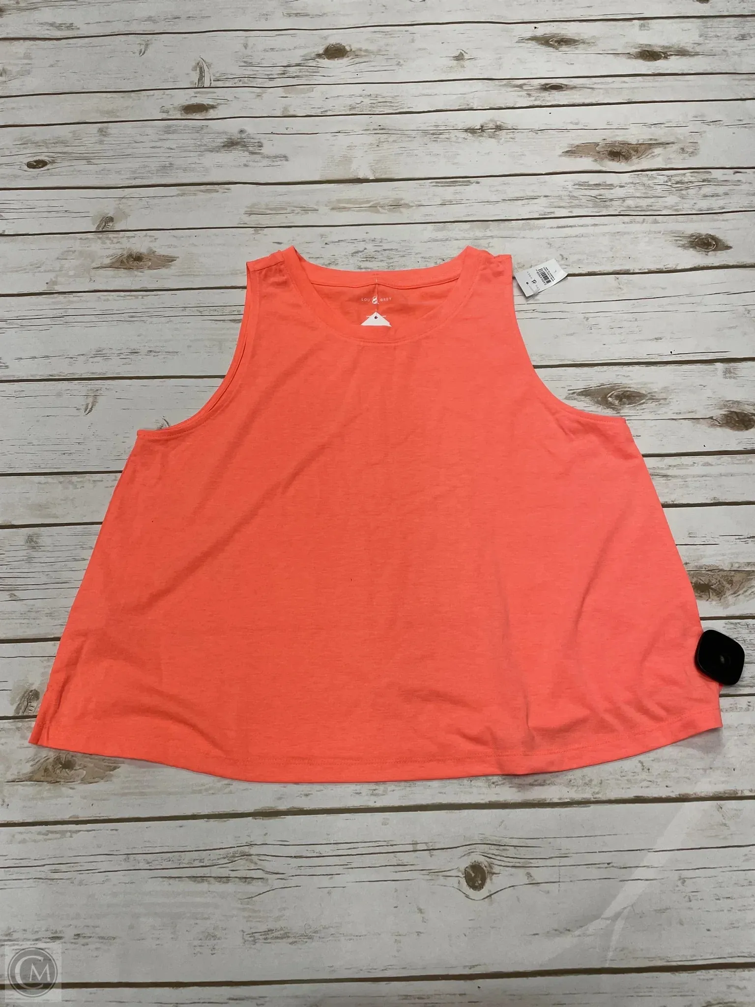 Top Sleeveless By Lou And Grey In Orange, Size: L