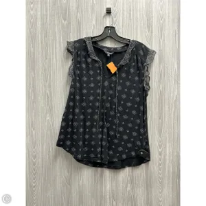 Top Sleeveless By Lucky Brand In Black, Size: L
