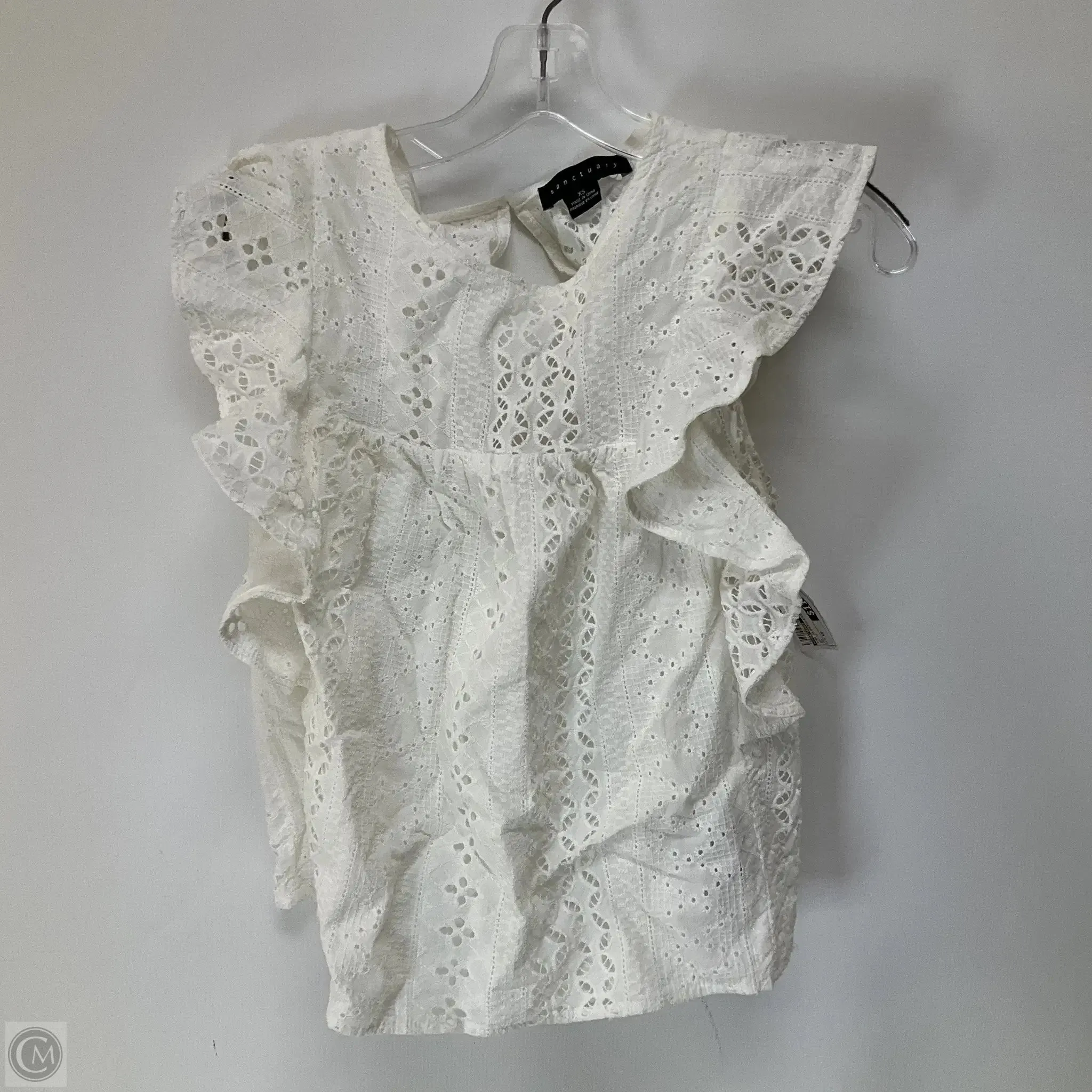 Top Sleeveless By Sanctuary In White, Size: Xs