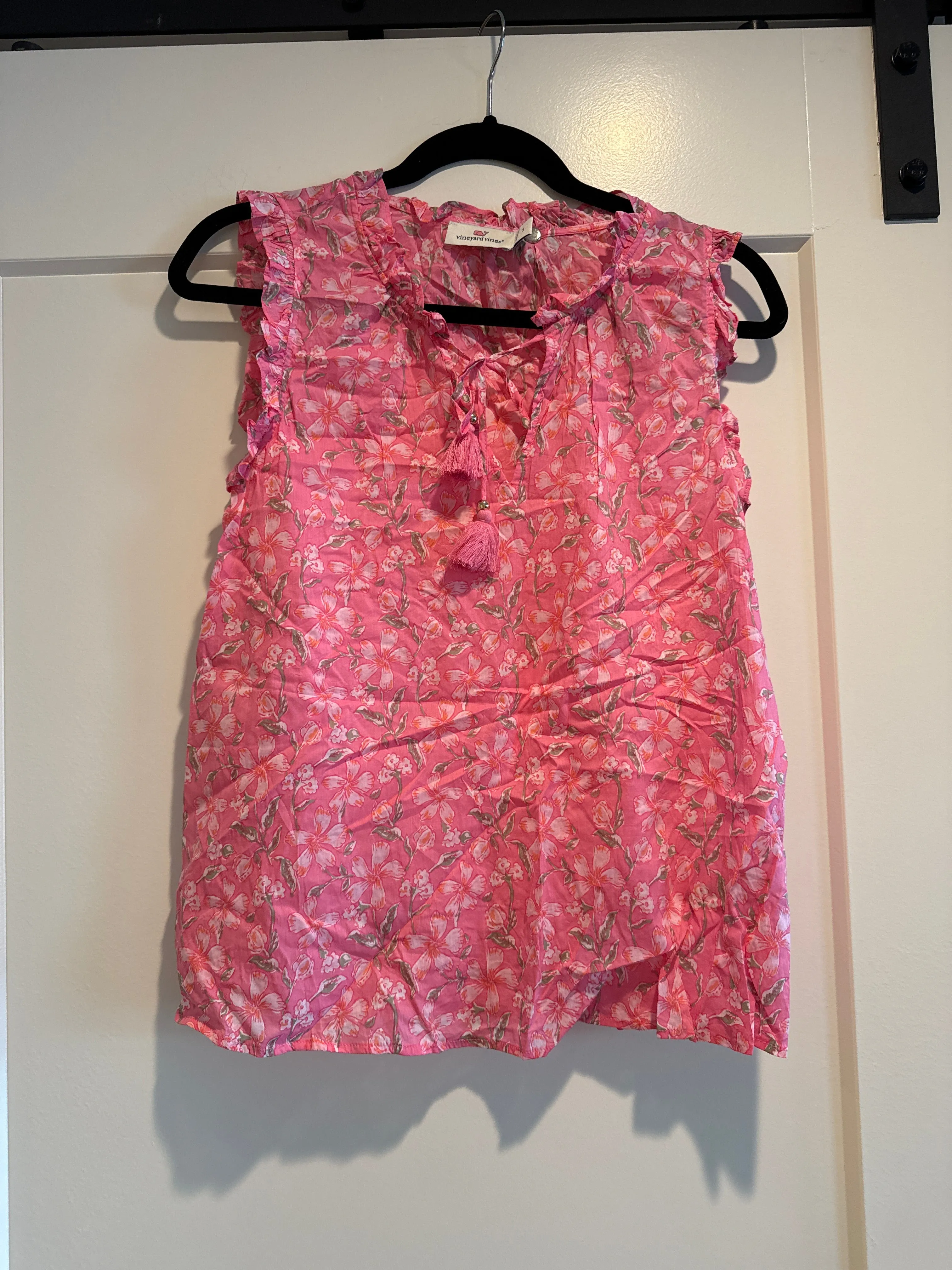 Top Sleeveless By Vineyard Vines In Pink, Size: S