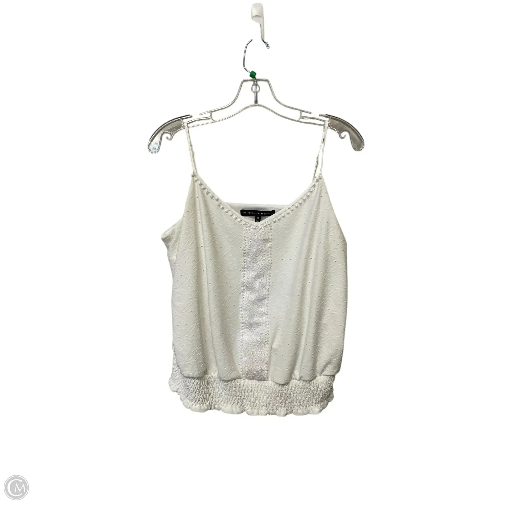 Top Sleeveless By White House Black Market In White, Size: M