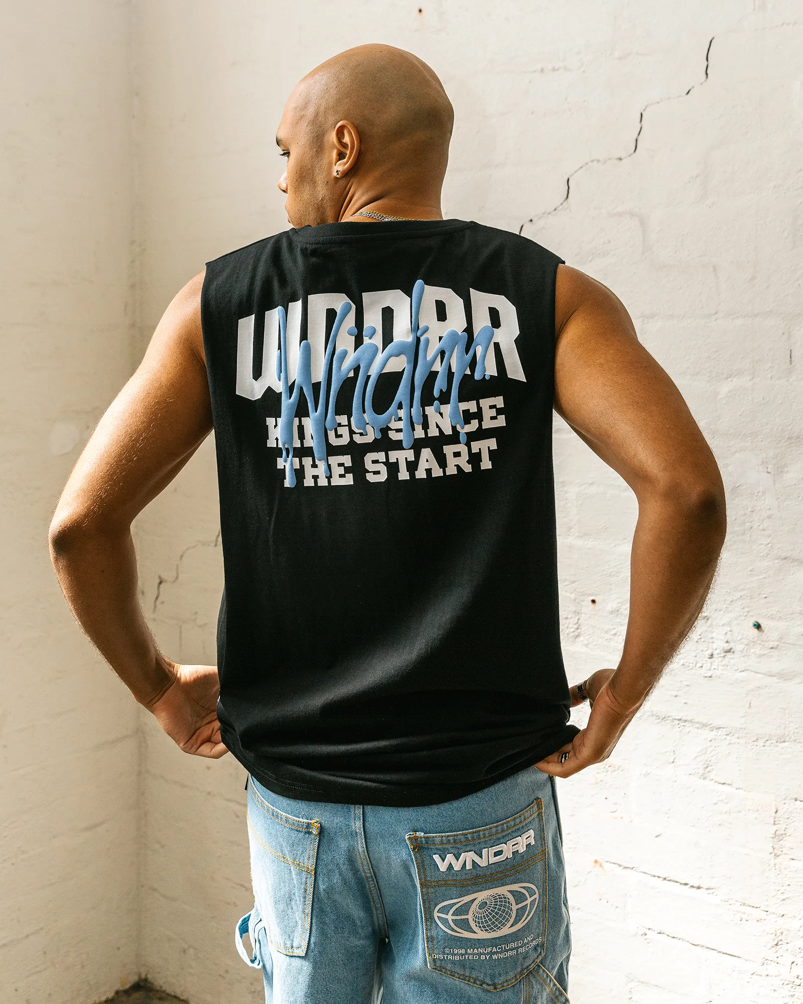 TOP TIER MUSCLE TOP - BLACK