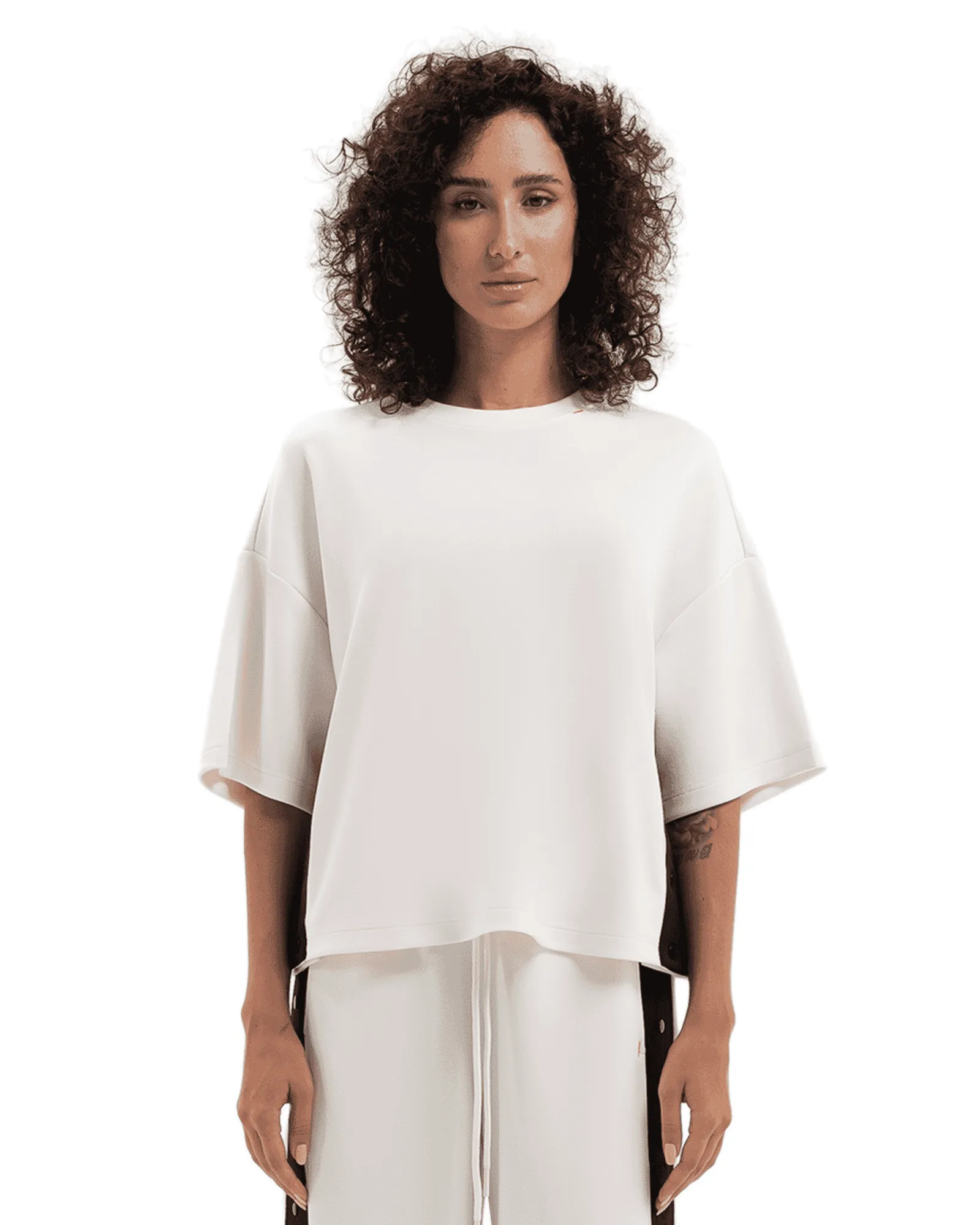 TRIBE OF 6 EMBRELLEE POPPER CROP TOP